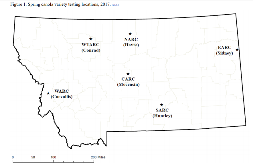 Montana research centers map