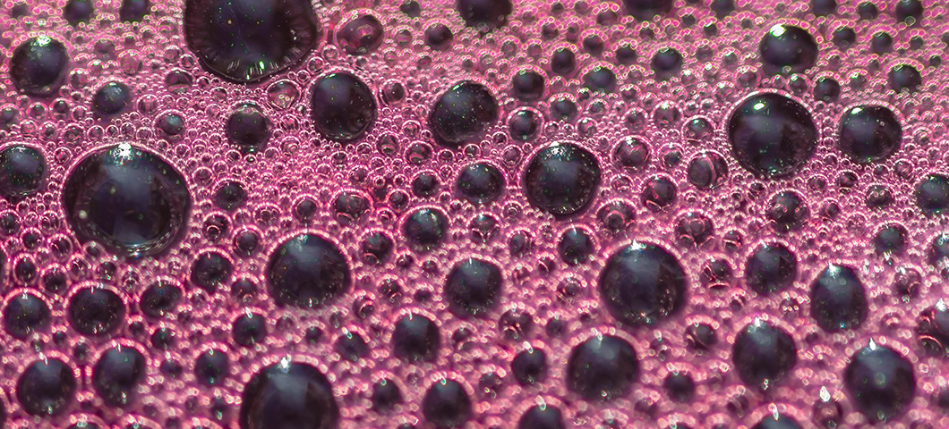 wine fermentation bubbles