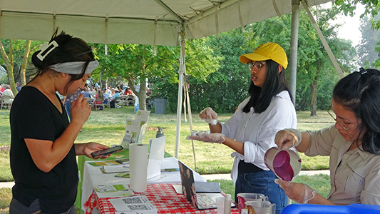 sensory testing booth